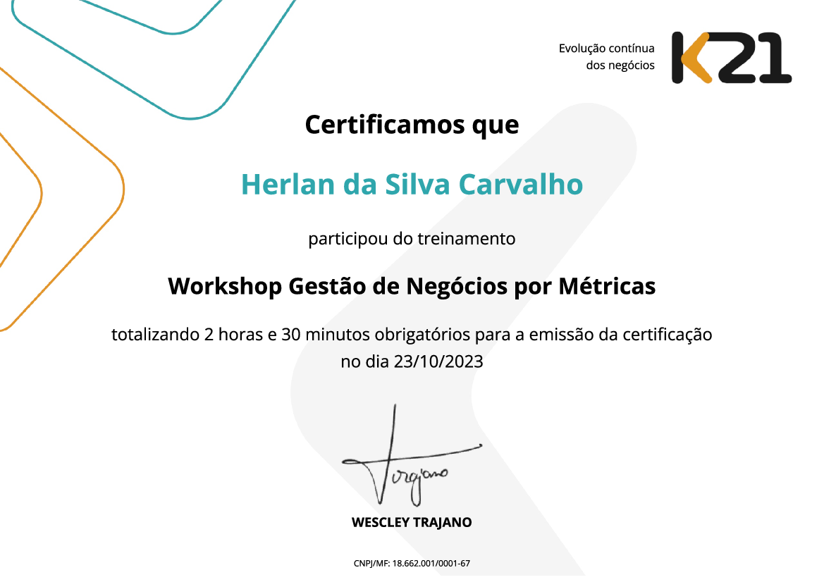 Certificado K21